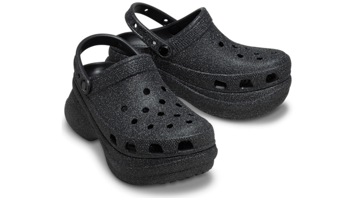 Crocs | Women | Bae Glitter | Clogs | Black | - 207261-001