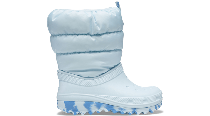 Crocs Classic Neo Puff Boot Bottes Enfants Mineral Blue 23