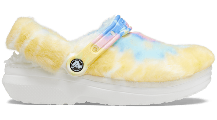 Crocs Classic Fur Sure Clogs Unisex White / Multi - 207303-94S