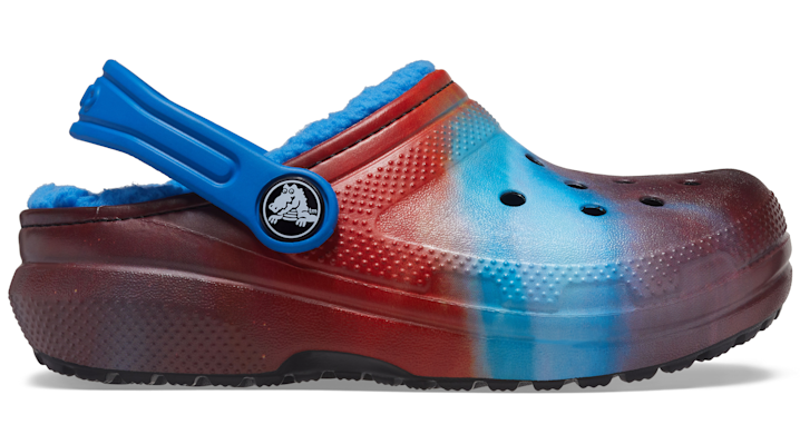 Crocs Classic Lined Out of This World Klompen Kinder Bright Cobalt 22