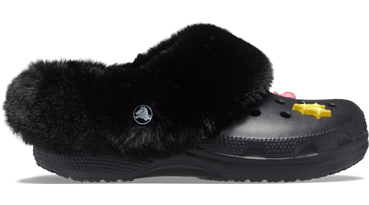 Crocs Classic Mammoth Charm Clog In Black