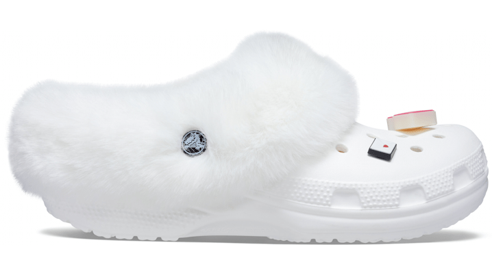 Crocs unisex Classic Mammoth Charm Clogs White - 207409-100