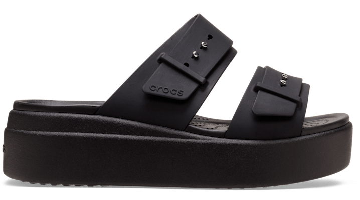 Crocs Brooklyn Buckle In Black