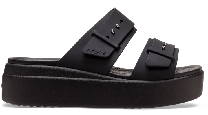 Crocs Brooklyn Low Sandals Women Black 9