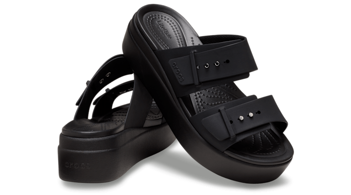 (WMNS) Crocs Brooklyn Low Sandals - 207431-001