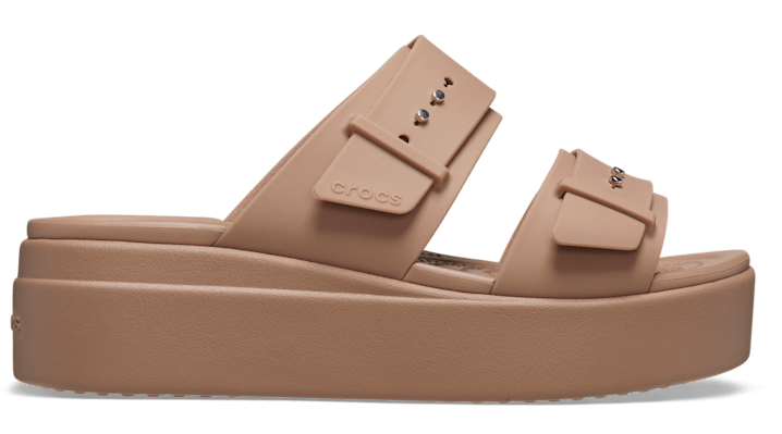 Mules et sabots Crocs Brooklyn Buckle Low Wdg W pour Femme