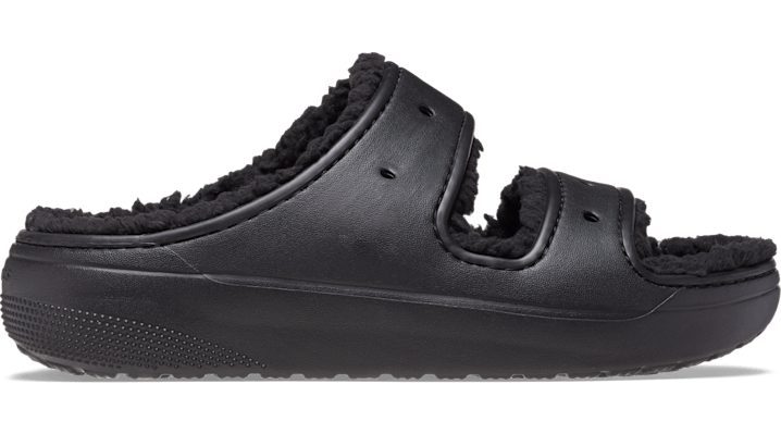 Shop Crocs | Unisex | Classic Cozzzy | Sandals | Black / Black | M11 In Black/black