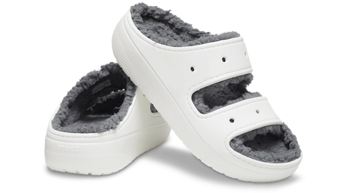 Crocs Classic Cozzzy Sandals Unisex White - 207446-100