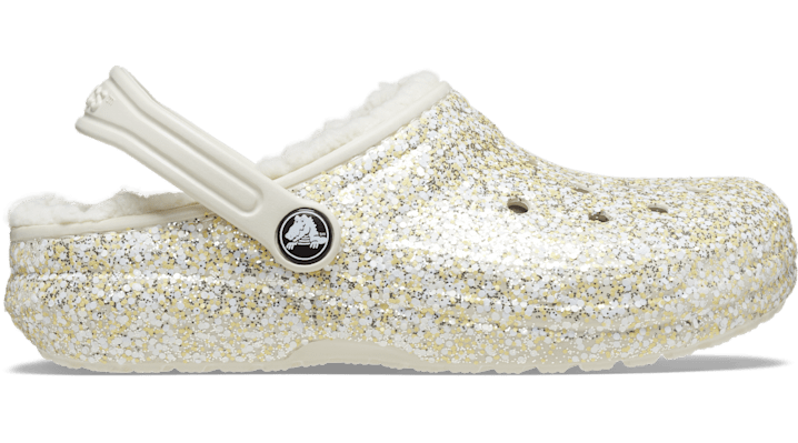 

Toddler Classic Lined Glitter Clog