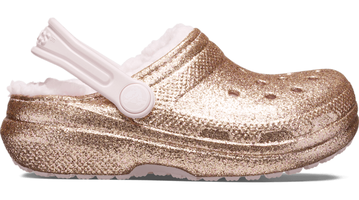 

Toddler Classic Lined Glitter Clog