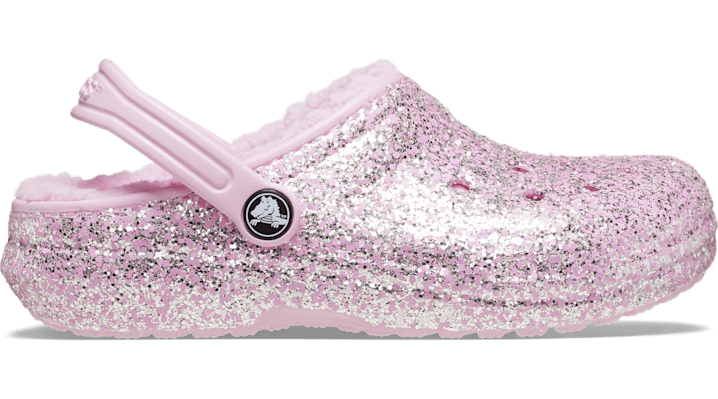 

Toddler Classic Lined Glitter Clog