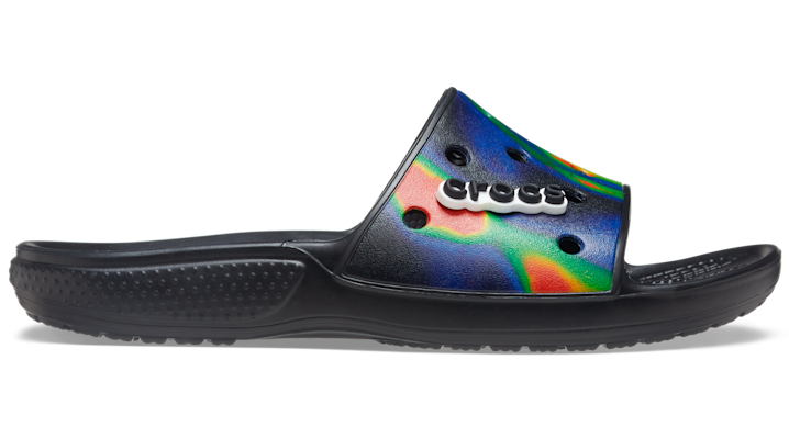Crocs Classic Solarized Slides Unisex Black / Navy - 207557-089