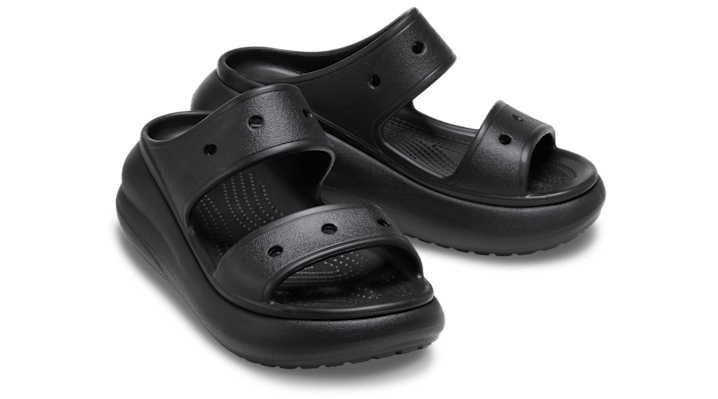 Crocs unisex Classic Crush Sandals Black - 207670-001