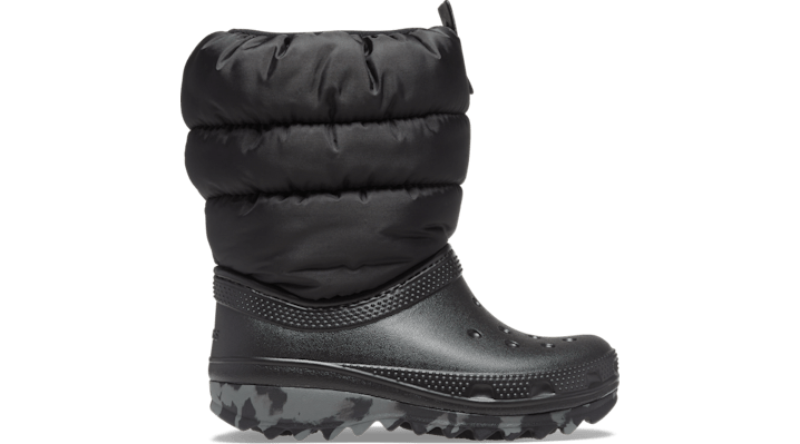 Crocs Classic Neo Puff Boot Laarzen Kinder Black 28