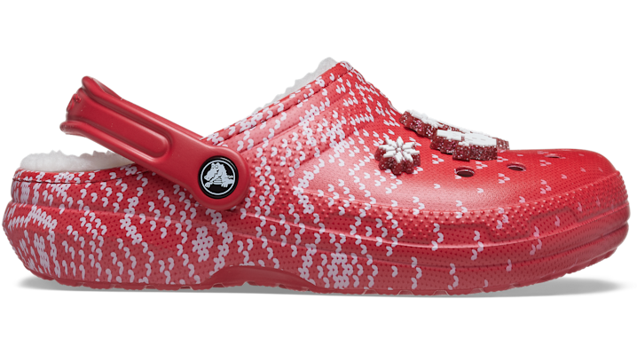 

Classic Lined Holiday Charm Clog