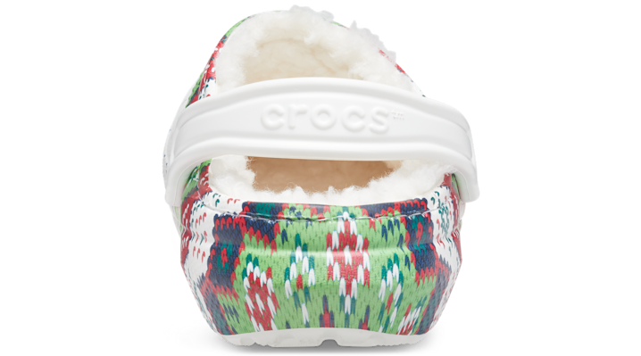Crocs Men's and Women's Slippers - Classic Lined Holiday Clogs, Christmas Shoes