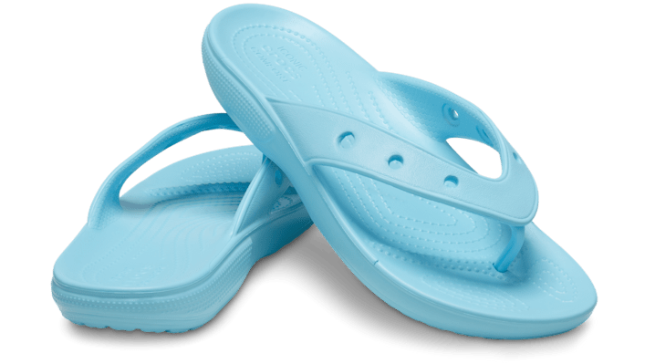 [クロックス公式] ビーチサンダル CLASSIC CROCS FLIP メンズ、レディース ライトブルー/水色 22cm クラシック クロックス フリップ