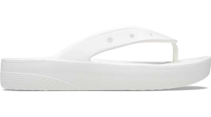 Crocs Classic Platform Flip In White