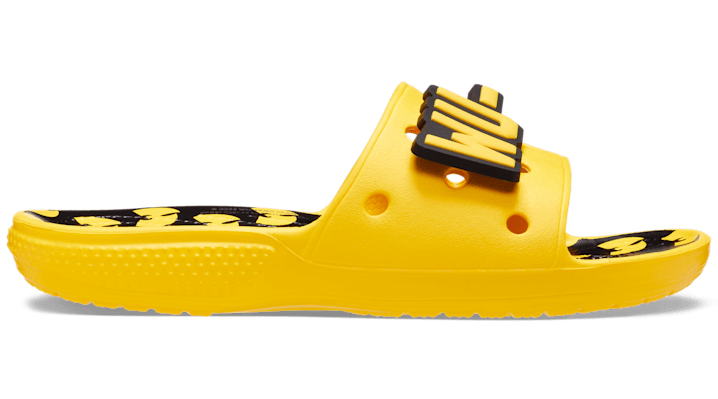 Crocs Classic  Wu-tang Clan Slide In Bright Yellow/bright Yellow