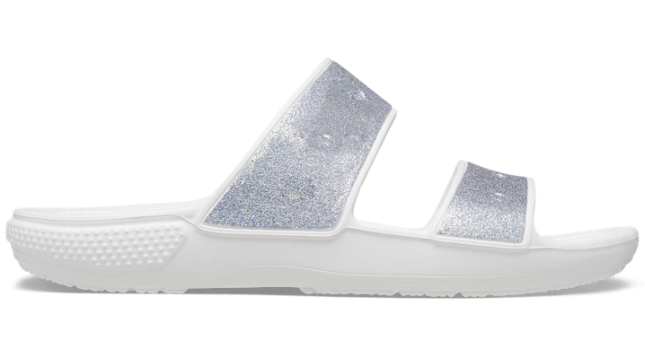 Crocs Classic Casual Fashion Unisex Silver Slippers In Multi