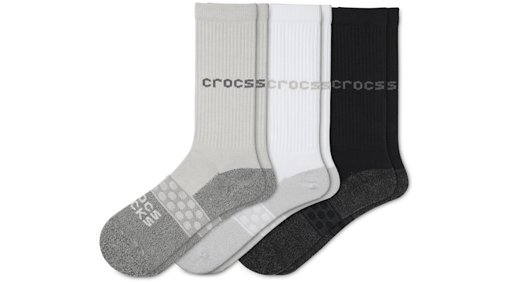 

Crocs Socks Adult Crew Solid 3-Pack