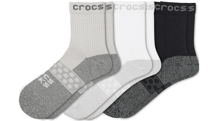 

Crocs Socks Adult Quarter Solid 3-Pack