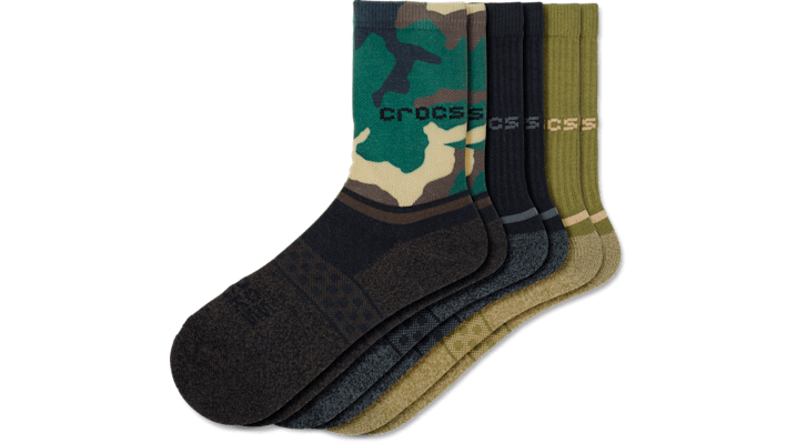 

Crocs Socks Kid Crew Evergreen 3-Packs