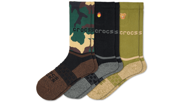 

Crocs Socks Adult Crew Graphic 3 Pack