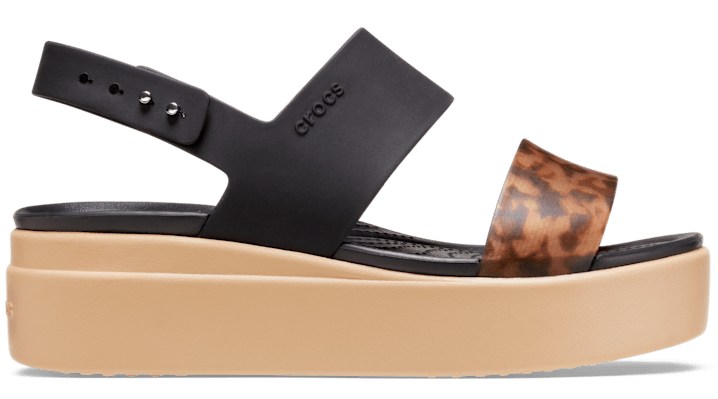 

Women's Crocs Brooklyn Tortoise Low Wedge