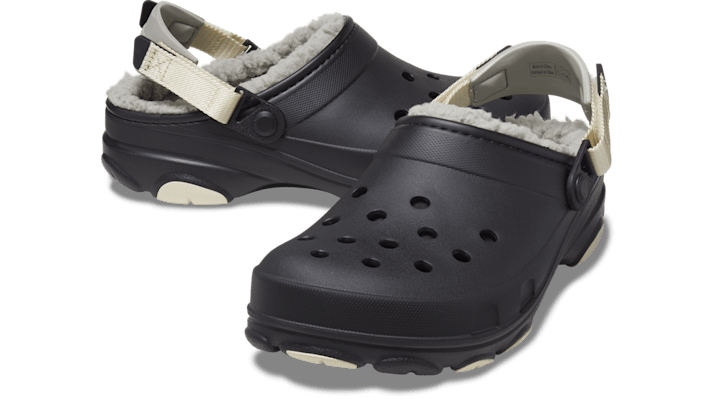 Crocs unisex All-Terrian Lined Clogs Black - 207936-001