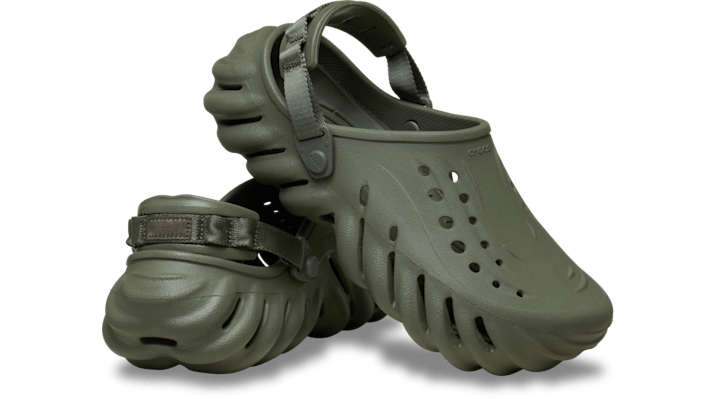 Crocs | Unisex | Echo | Clogs | Dusty Olive | - 207937-3J5