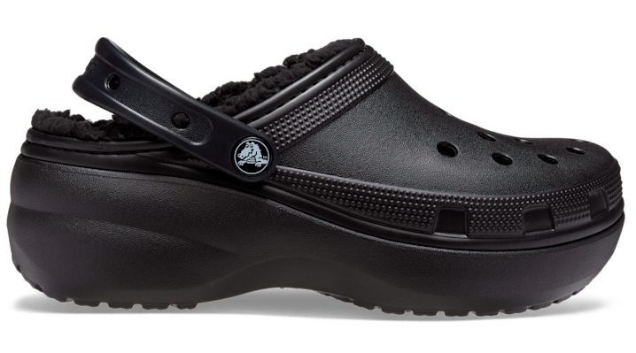 Crocs Classic Platform Lined Sabots s Black 33 - Crocs FR Feed New - Modalova