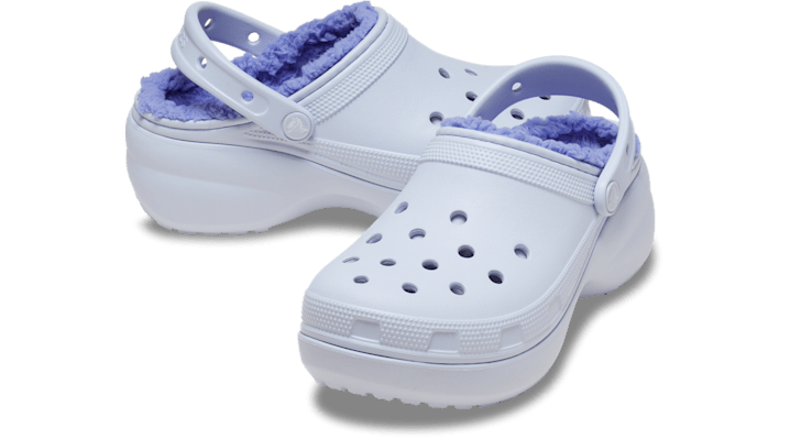 Crocs Classic Platform Lined W Klompen Damen Dreamscape - 207938-5AF