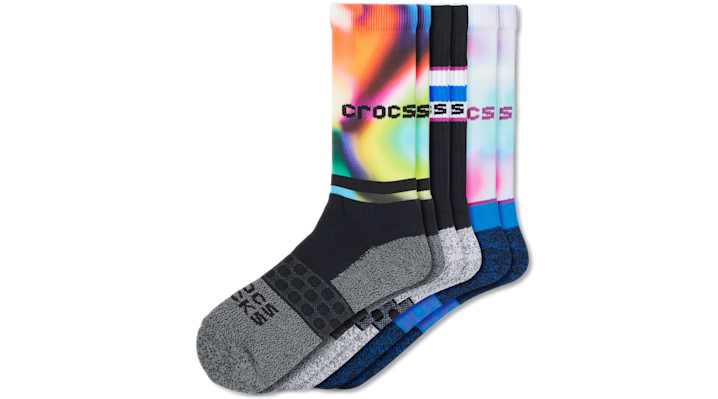 

Crocs Socks Adult Crew Seasonal Solarized 3 Pack