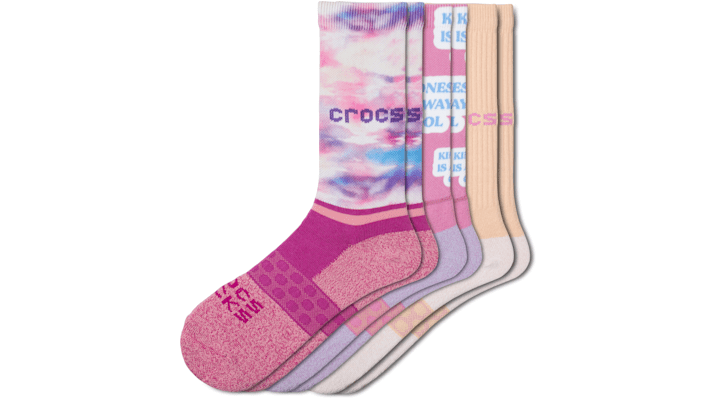 

Crocs Socks Adult Crew Seasonal Day Dreamer 3 Pack