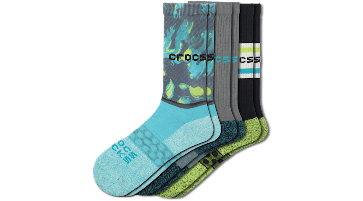 

Crocs Socks Adult Crew Seasonal Marble 3 Pack