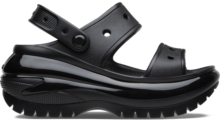 Shop Crocs Mega Crush Sandal In Black