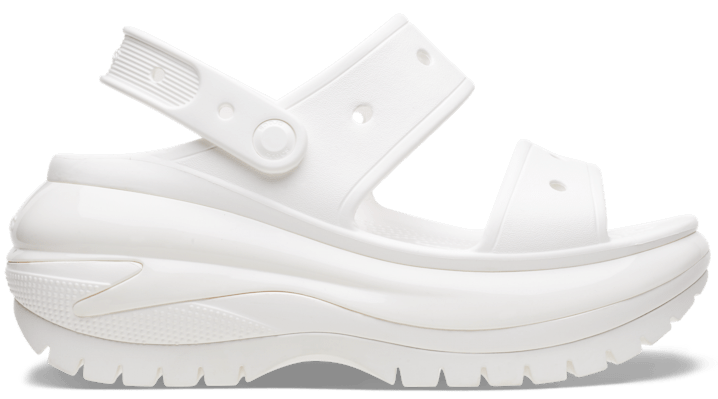 Crocs Mega Crush Sandal In White