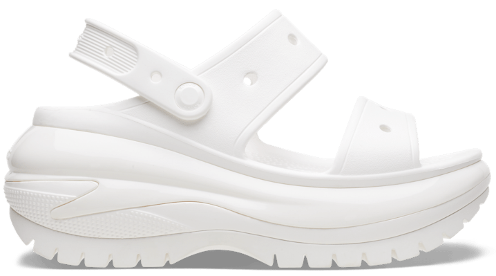 Crocs Mega Crush Sandalen Unisex White 36