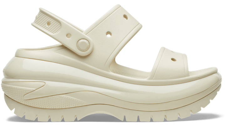 Crocs Mega Crush Sandal In Bone ModeSens