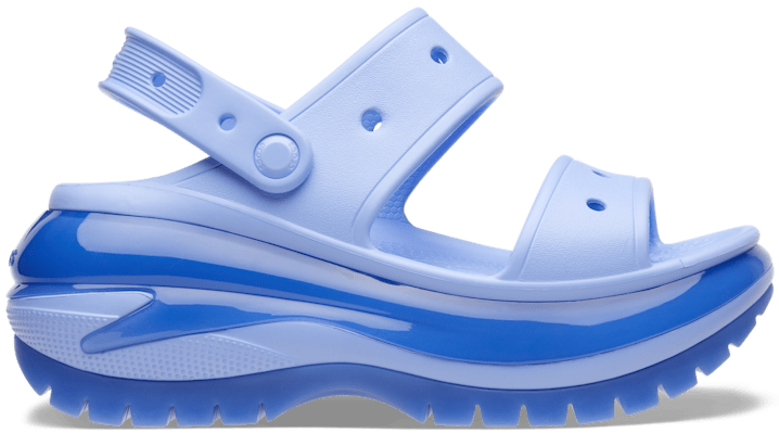 Crocs Mega Crush Sandal In Moon Jelly