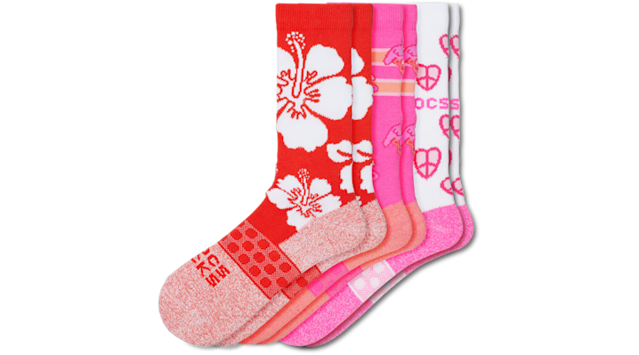 

Crocs Socks Adult Crew Retro Resort 3 Pack