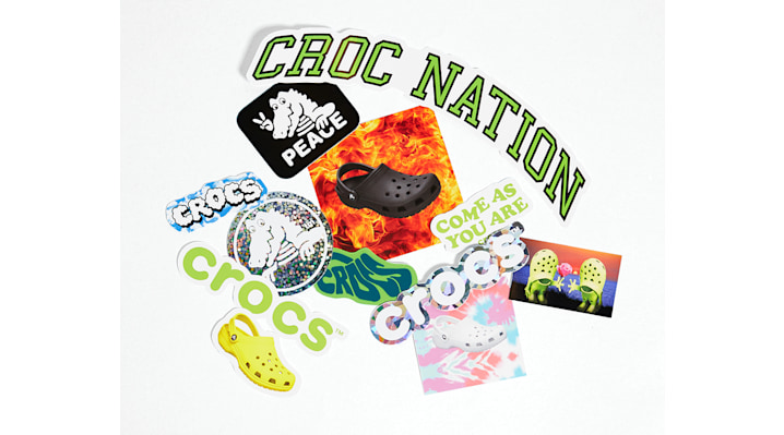Jibbitz Crocs Fan Sticker 12-pack