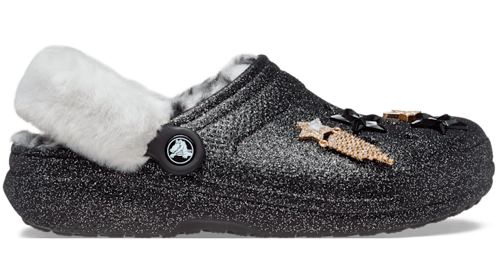 Crocs Classic Lined Disco Clogs Unisex Shimmer M11 In Shimmer