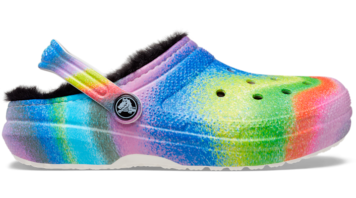 CROCS KIDS' CLASSIC LINED SPRAY DYE CLOG