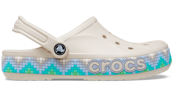 Crocs Bayaband Chevron Band Clog In Stucco/multi