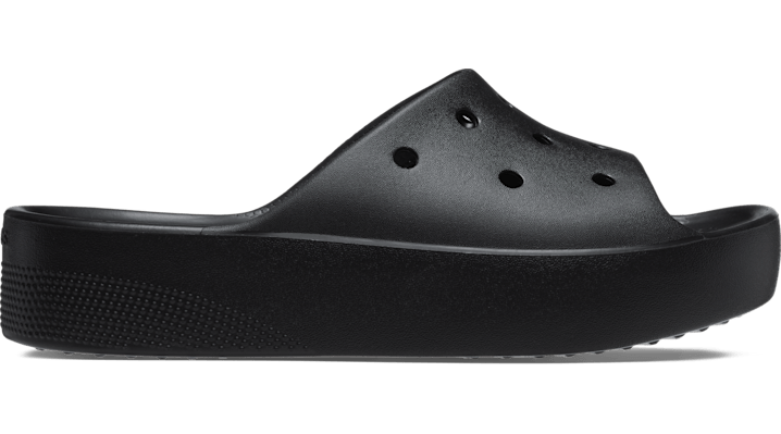 Shop Crocs Classic Platform Slide In Black