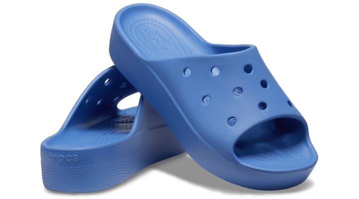 Crocs | Women | Classic Platform | Slides | Elemental Blue | - 208180-4ON