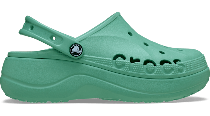 Crocs Baya Platform Sabots Femmes Jade Stone 39