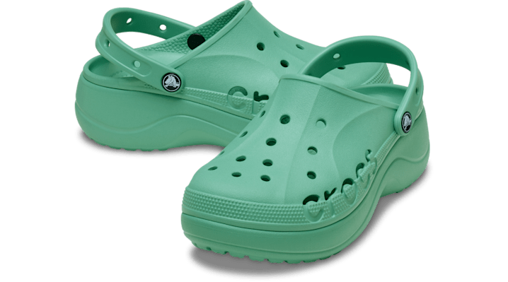 Crocs | Women | Baya Platform | Clogs | Jade Stone | - 208186-3UG